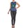 Clothing Women Tops / Sleeveless T-shirts Manoush JACQUARD OOTOMAN Blue / Black / Green
