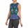 Clothing Women Tops / Sleeveless T-shirts Manoush JACQUARD OOTOMAN Blue / Black / Green
