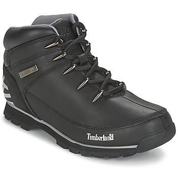 Shoes Men Mid boots Timberland EURO SPRINT HIKER Black / Reflechissant