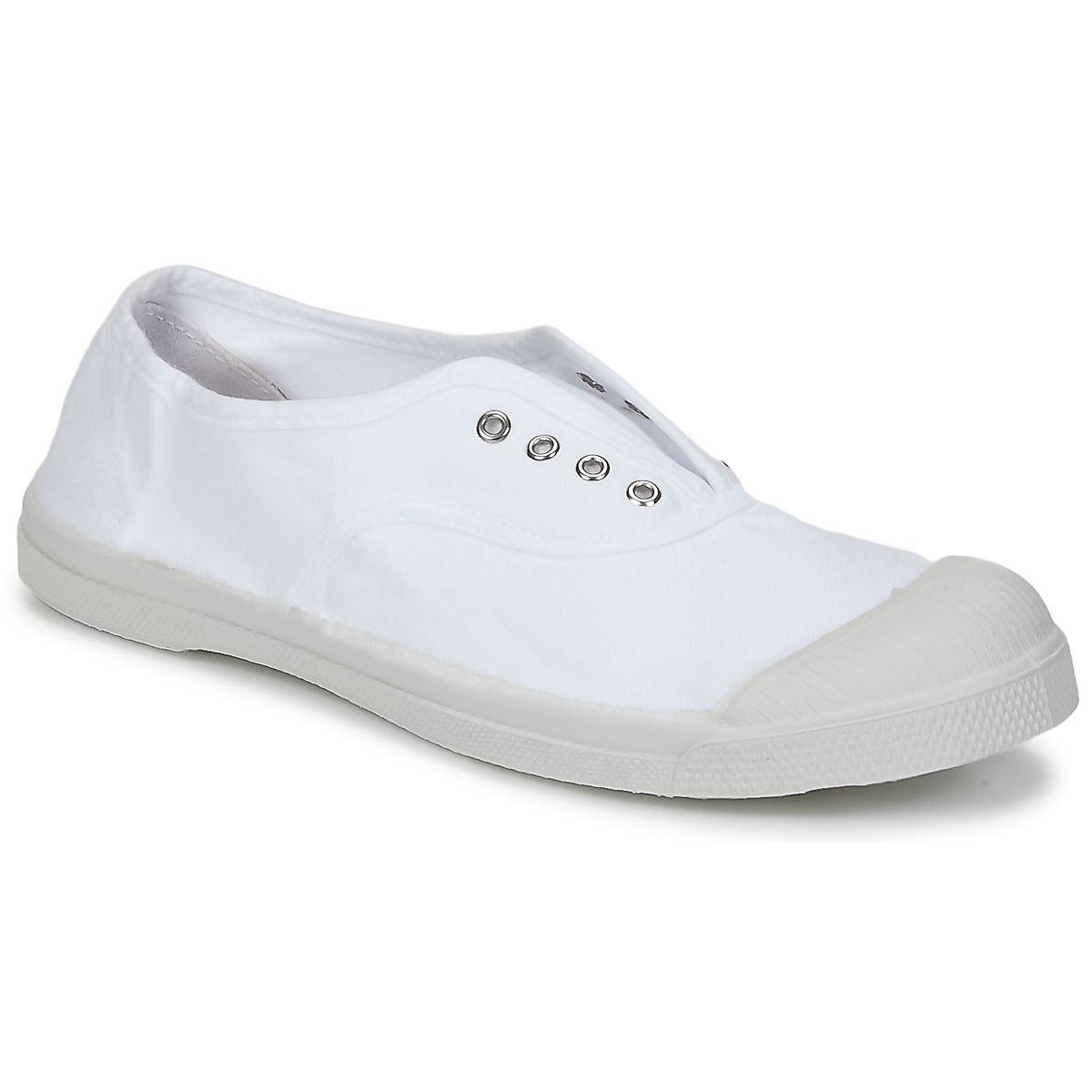 bensimon  tennis elly  women's slip-ons (shoes) in white