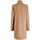 Clothing Women Duffel coats Anastasia - Womens Camel Single Button Smart Coat Beige