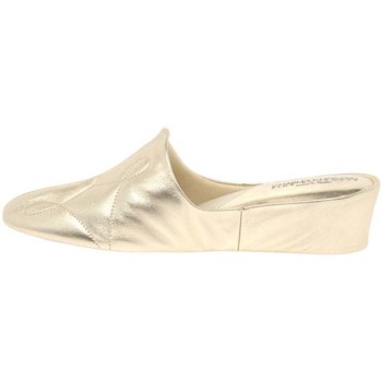 Relax Slippers Dulcie Leather Ladies Slippers Gold