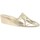Shoes Women Slippers Relax Slippers Dulcie Leather Ladies Slippers Gold