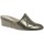 Shoes Women Slippers Relax Slippers Dulcie Leather Ladies Slippers Silver