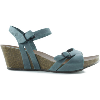 Interbios  W comfortable wedge sandals  women's Sandals in Blue
