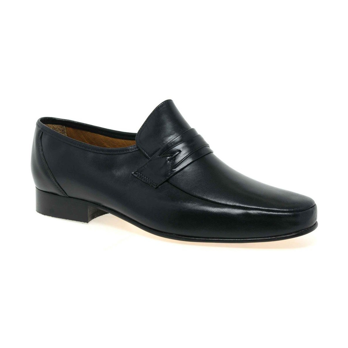 Shoes Men Derby Shoes & Brogues Rombah Wallace Regent Mens Slip On Formal Shoes Black