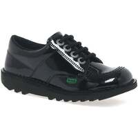 Shoes Girl Trainers Kickers Lo Girls Junior School Shoes black
