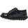 Shoes Girl Derby Shoes & Brogues Kickers Lo Girls Junior School Shoes Black