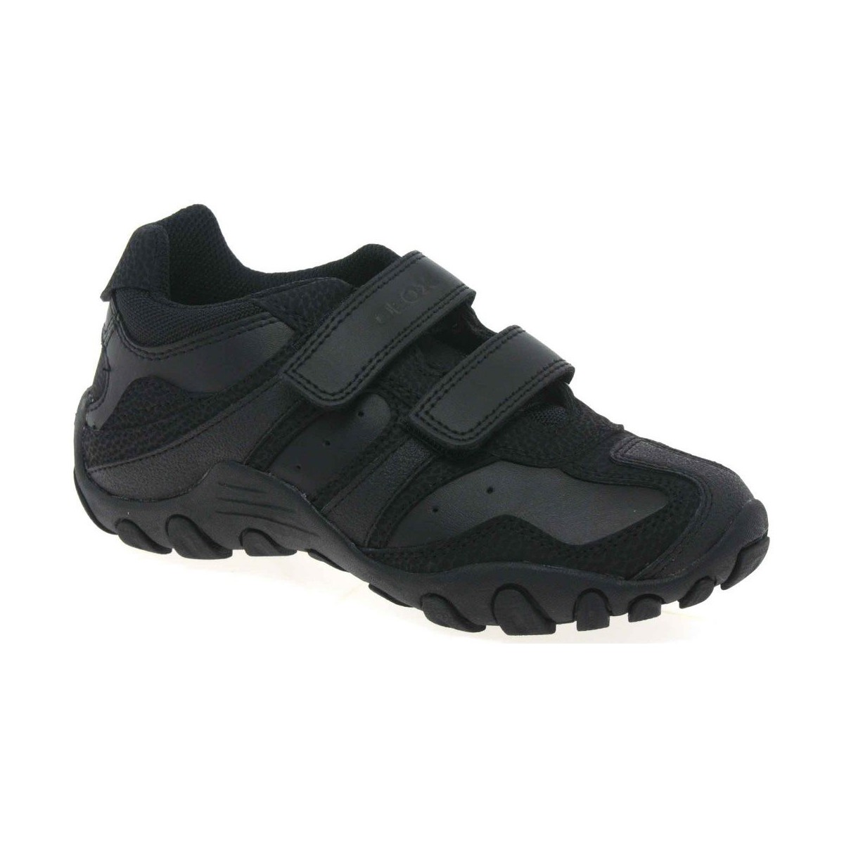 Shoes Boy Slippers Geox Crush Boys School Shoes Black