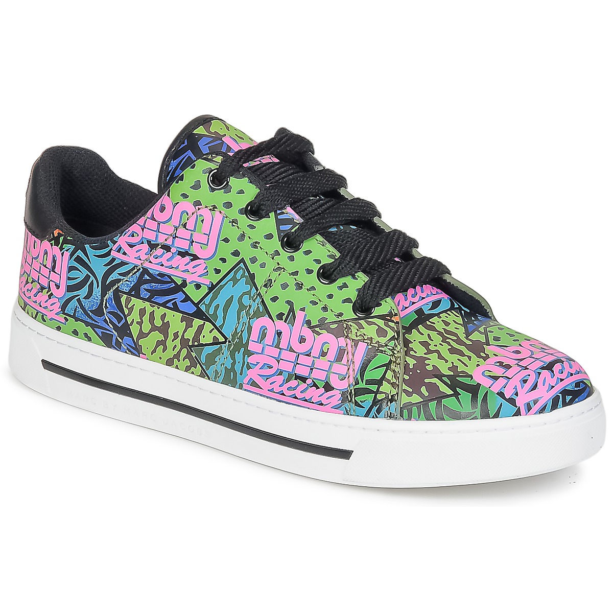 marc by marc jacobs  mbmj mixed print  women's shoes (trainers) in multicolour
