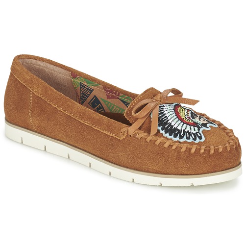 Shoes Women Loafers Miss L'Fire CHIEFTAIN Camel