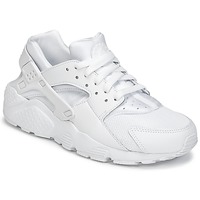 Shoes Boy Low top trainers Nike HUARACHE RUN JUNIOR White