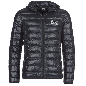 Clothing Men Duffel coats Emporio Armani EA7 ANDOURALO Black