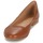 Shoes Women Flat shoes Casual Attitude TOBALO Brown