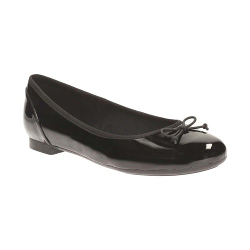 Shoes Women Flat shoes Clarks Couture Bloom Womens Black Patent Ballet Pumps black