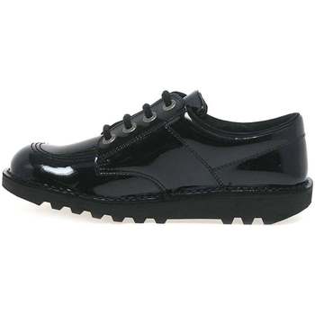 Kickers Lo Girls Senior School Shoes Black