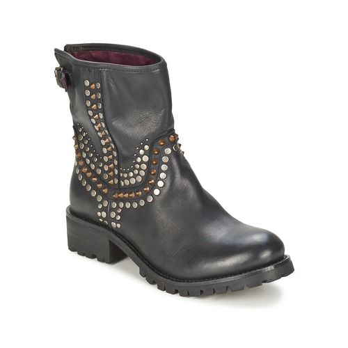 Shoes Women Mid boots Ikks SEATTLE-PREMIUM Black