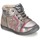 Shoes Girl Mid boots Catimini CALINE Cvs / Gris-paillet