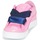 Shoes Girl Low top trainers Puma BASKET HEART PATENT PS Pink / Marine