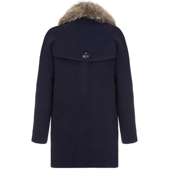 Anastasia - Fur Collar Women Winter Coat Blue
