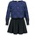 Clothing Women Short Dresses Manoush GIRANDOLINE Black / Blue