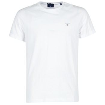 Clothing Men Short-sleeved t-shirts Gant THE ORIGINAL T-SHIRT White