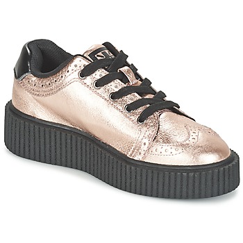 Shoes Women Low top trainers TUK CASBAH CREEPERS Pink / Metallic