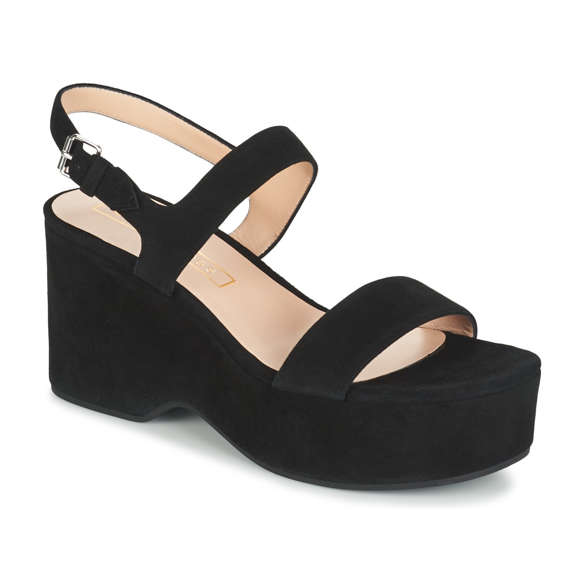 marc jacobs  lillys wedge  women's sandals in black