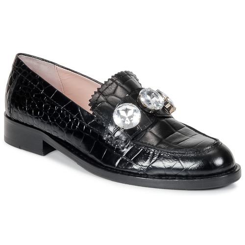 Shoes Women Loafers Moschino Cheap & CHIC STONES Black