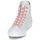 Shoes Hi top trainers Converse CHUCK TAYLOR ALL STAR II BASKETWEAVE FUSE HI Ecru / White / Red