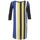 Clothing Women Short Dresses Benetton VAGODA Blue / Yellow / White