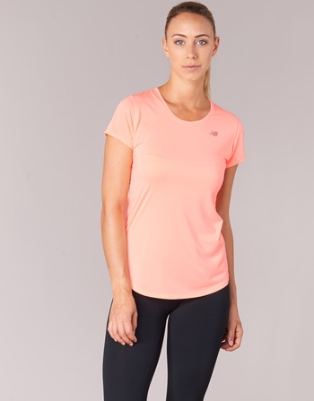 Clothing Women Short-sleeved t-shirts New Balance  Coral
