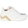 Shoes Women Hi top trainers Serafini CHICAGO White / Gold