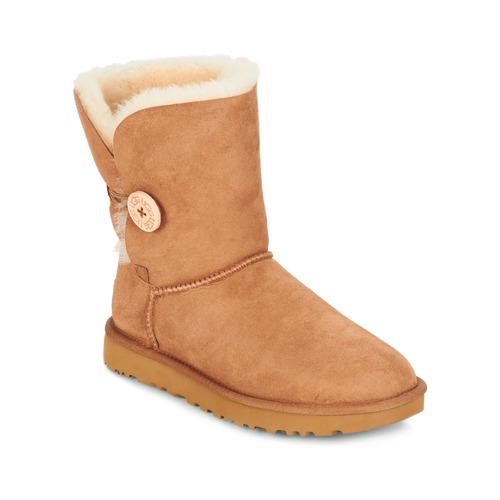 Shoes Women Mid boots UGG BAILEY BUTTON II Brown