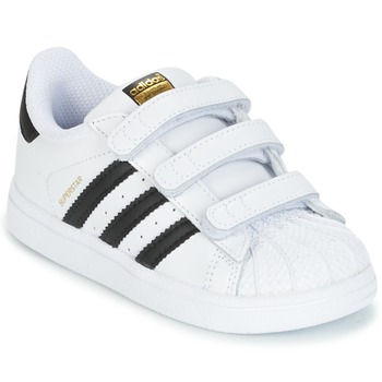 Shoes Children Low top trainers adidas Originals SUPERSTAR CF I White / Black