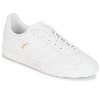 Adidas  GAZELLE J  boys's Children's Shoes (Trainers) in White