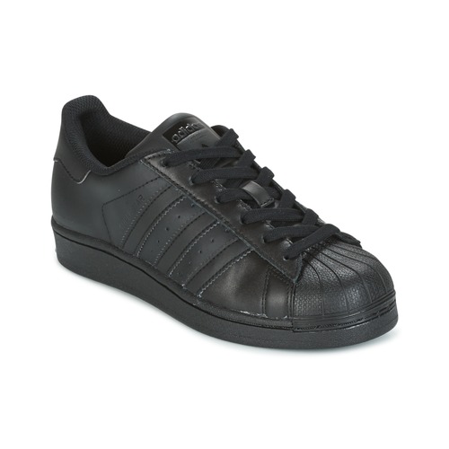 Shoes Children Low top trainers adidas Originals SUPERSTAR Black