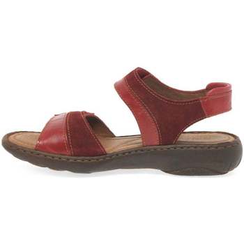 Josef Seibel Debra 19 Womens Leather Sandals Red