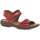 Shoes Women Sandals Josef Seibel Debra 19 Womens Leather Sandals red