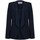 Clothing Women Jackets / Blazers Anastasia -Womens Navy Unlined Waterfall Blazer Blue