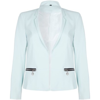 Clothing Women Jackets / Blazers Anastasia -  Mint Womens Short Edge To Edge Blazer Green