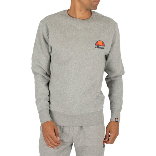 Clothing Men Sweaters Ellesse Diveria Left Chest Logo Sweatshirt grey