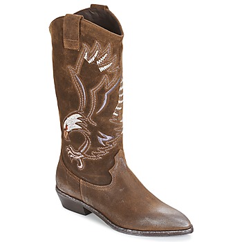 Shoes Women High boots Now SATURNA Brown
