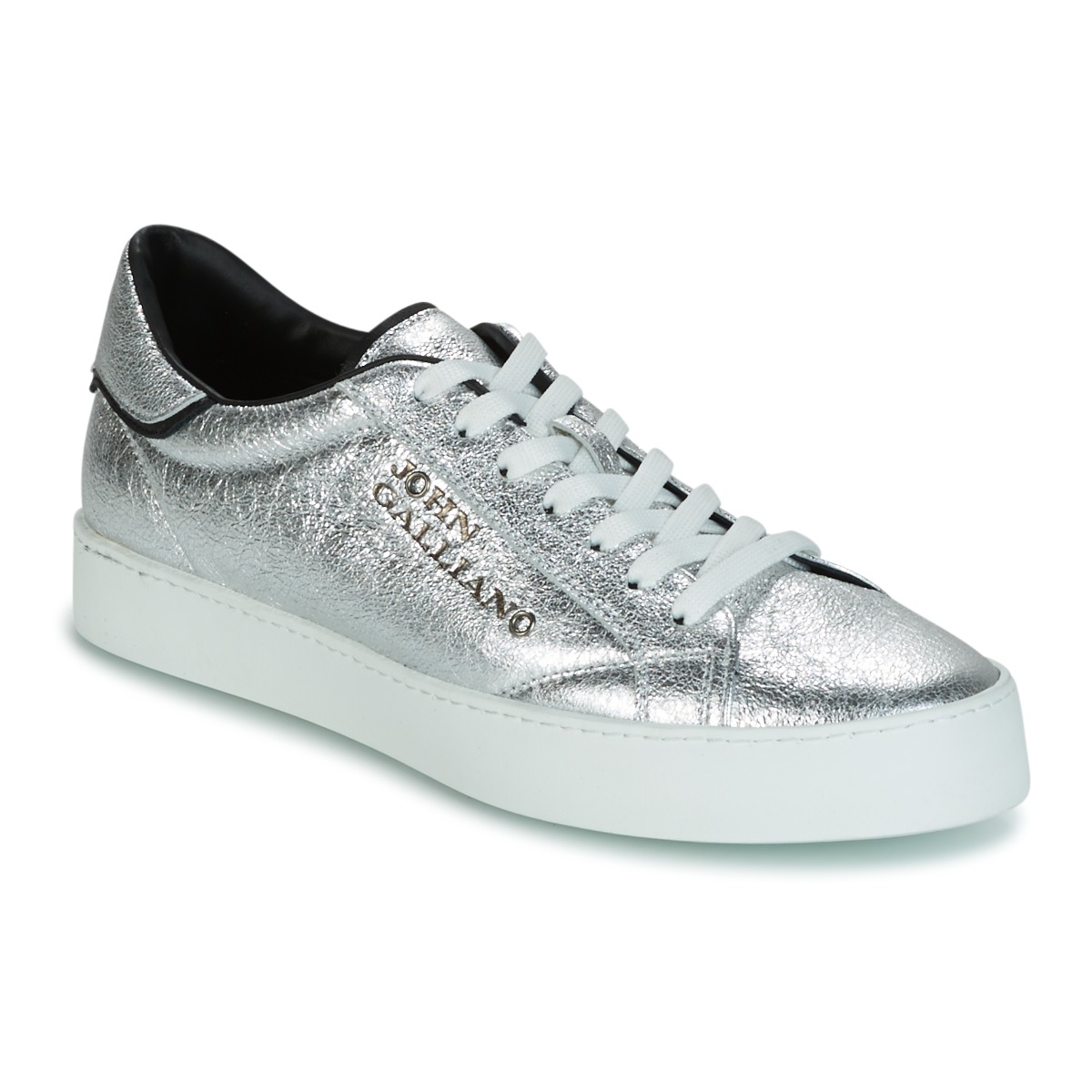 john galliano  fiur  men's shoes (trainers) in silver