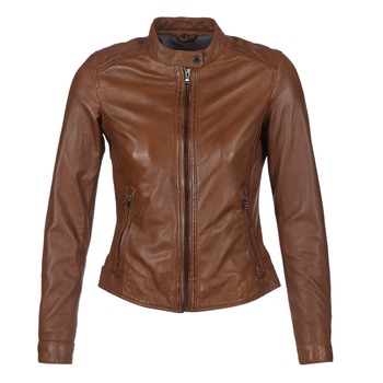 Clothing Women Leather jackets / Imitation leather Oakwood 62578 Camel