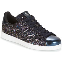 Shoes Women Low top trainers Victoria DEPORTIVO BASKET GLITTER Marine