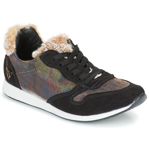 Shoes Women Low top trainers Ippon Vintage RUN SNOW Black / Coppery