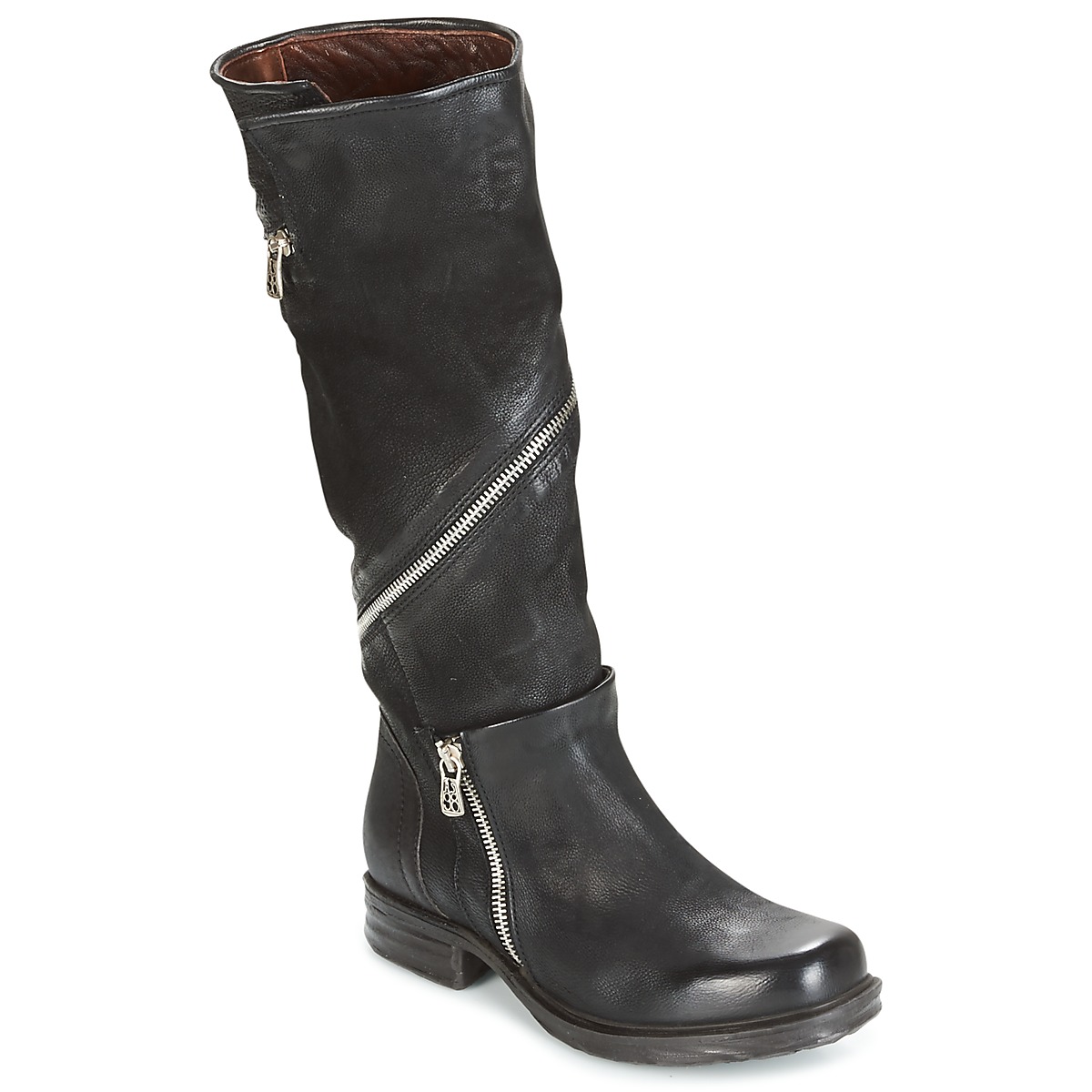 airstep / a.s.98  saint ec zip  women's high boots in black