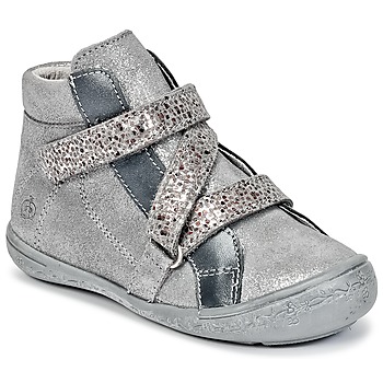 Shoes Girl Hi top trainers Citrouille et Compagnie HISSOU Silver