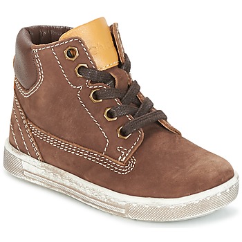 Chicco  CLOVER  boys's Children's Shoes (High-top Trainers) in Brown